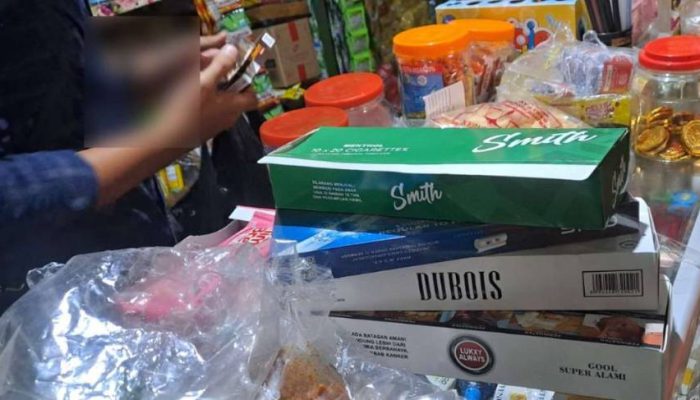 Gerebek Toko di Giripurno, Bea Cukai Sita Ribuan Rokok Ilegal