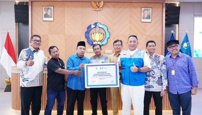 ITS Resmikan Sepuluh Sumur Wakaf untuk Perluas Akses Air Bersih