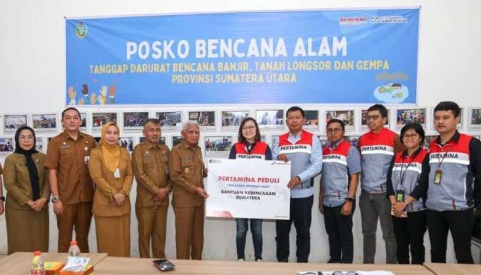 Pertagas Bantu Korban Banjir Sumatra dengan 8.000 Paket Kemanusiaan