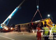 Polisi Ungkap Detik-Detik Kecelakaan Maut Bus Cahaya Trans di Tol Krapyak