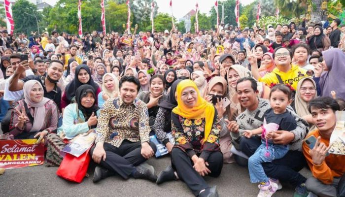 Disambut Meriah, Valen D’Academy 7 Hadir di Grahadi Surabaya
