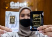 Emas Antam Pegadaian Kembali Menguat, Harga 1 Gram Capai Rp2.843.000