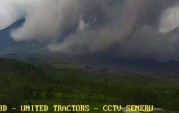 Status Siaga, Gunung Semeru Alami Awan Panas Guguran Sejauh 4 Km