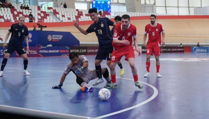 AFC Asian Futsal Cup 2026: Thailand Menang 2-0 atas Lebanon