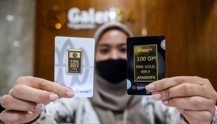 Jelang Idulfitri, Harga Emas UBS dan Galeri24 Sama-sama Naik