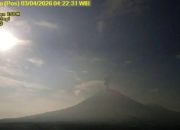Aktivitas Meningkat, Gunung Semeru Masih Berstatus Siaga
