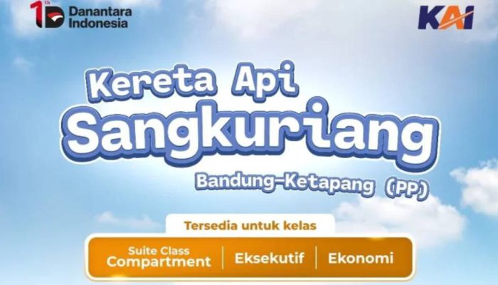 KA Sangkuriang Resmi Jalan 1 Mei 2026, Perkuat Layanan di Wilayah Daop 5