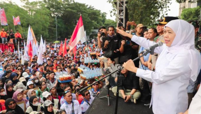 May Day 2026, Khofifah Ajak Perkuat Kolaborasi untuk Industri Maju dan Pekerja Sejahtera