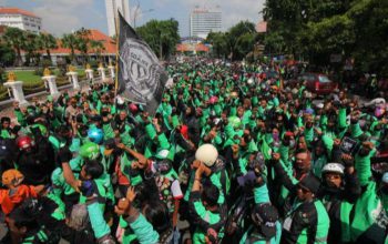 Besok, Ribuan Ojol Jatim Turun ke Jalan Tuntut Perlindungan Hukum