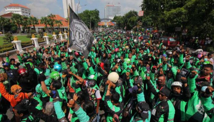 Besok, Ribuan Ojol Jatim Turun ke Jalan Tuntut Perlindungan Hukum