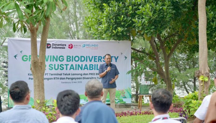 Komitmen Pelabuhan Hijau, Terminal Teluk Lamong Resmikan Green House “Titik Hijau”