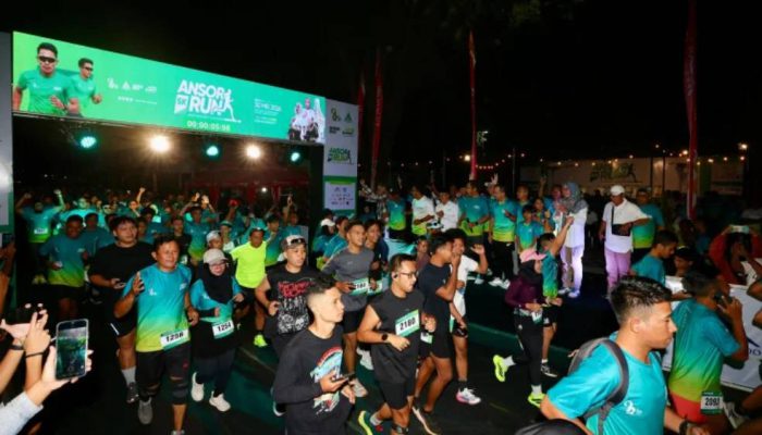 Night Fun Run 5K Jadi Magnet Harlah GP Ansor, Diikuti 700 Pelari