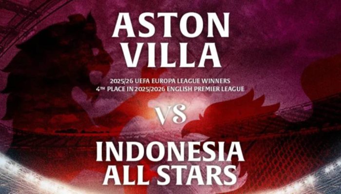 Resmi Dibuka! Tiket Aston Villa Pre-Season Tour Indonesia 2026 Sudah Bisa Dibeli