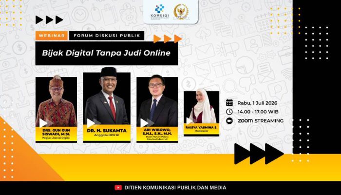 Bahaya Judi Online Mengintai, Komdigi dan DPR RI Tingkatkan Kesadaran Masyarakat