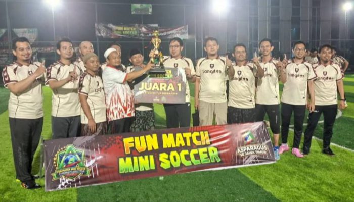Mini Soccer Asparagus Jadi Miniatur Muktamar NU, Ratusan Gus Gaungkan Sportivitas