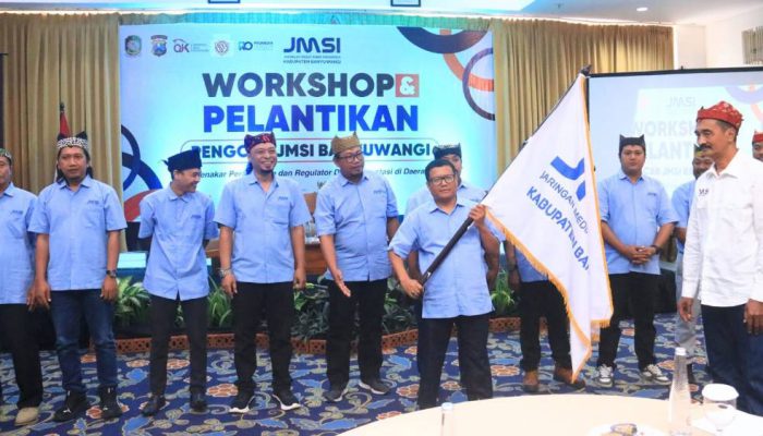 Pengurus JMSI Kabupaten Banyuwangi Resmi Dilantik, Bupati Ipuk Sebut Peran Strategis Media