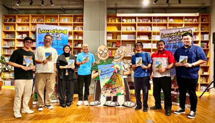 JNE dan Grasindo Angkat Kisah Kurir Lewat Komik Pengantar Kebahagiaan