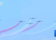 81 Alutsista TNI Unjuk Kekuatan di Langit Jakarta Rayakan HUT ke-81 RI