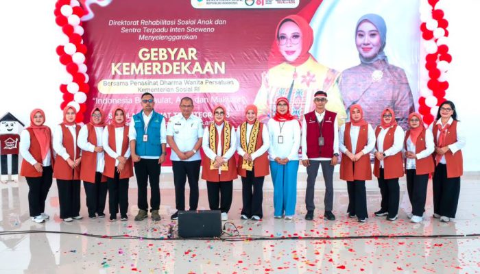 Rayakan HUT ke-81 RI, Fatma Saifullah Pesan Siswa SRT 3 Lampung Terus Belajar
