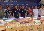 Rokok Ilegal Senilai Rp10,57 Miliar Dimusnahkan, Bea Cukai Jember Amankan Potensi Cukai Rp7,2 Miliar