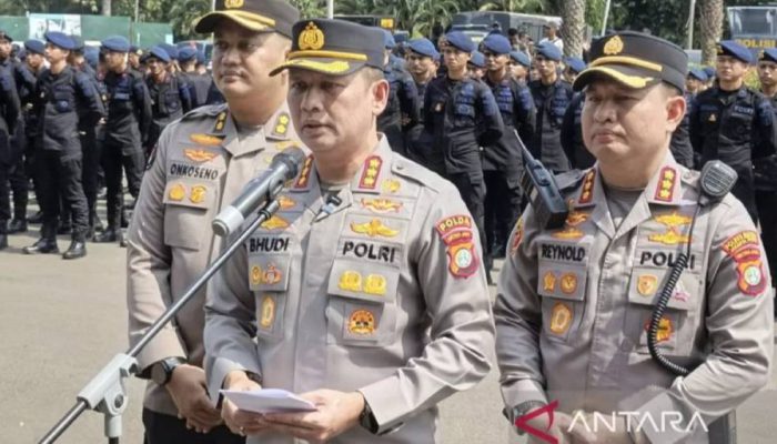 Polda Metro Jaya Siaga Jelang Aksi di Gedung DPR RI