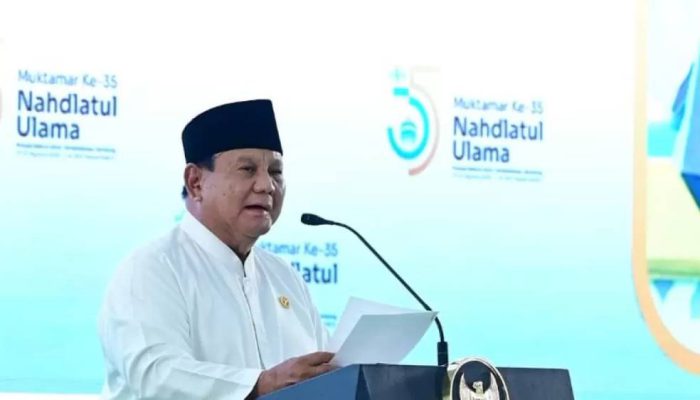 Di Muktamar NU, Prabowo Ingatkan Peran Ulama dalam Perjuangan Kemerdekaan