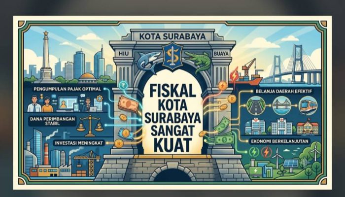 Tembus Rp900 Triliun, PDRB Surabaya Jadi Pendorong Utama Kemandirian Daerah