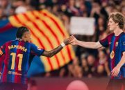 Barcelona Hantam Rayo Vallecano 5-2, Raphinha dan Lamine Yamal Cetak Brace