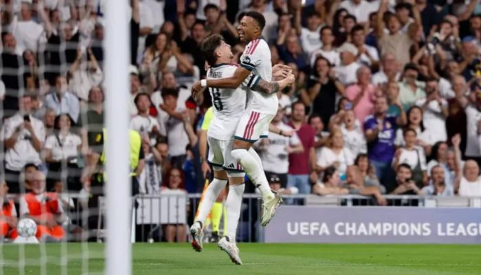 Real Madrid Tundukkan Inter 2-1, Courtois Jadi Pahlawan di Bernabeu