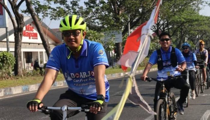 Jalur Sepeda Sidoarjo Disosialisasikan, Dishub Ajak Pengguna Jalan Utamakan Keselamatan