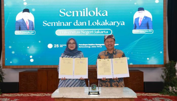 Tingkatkan Kualitas SDM, Pemkab Banyuwangi Jalin Kerjasama dengan Universitas Negeri Jakarta
