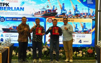 PT Terminal Teluk Lamong Perkuat Efisiensi Pelayanan Kapal Lewat Zona EAZI