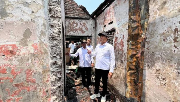 Kebakaran Rumah di Sukodono Sidoarjo, Pemkab Targetkan Perbaikan Pekan Ini