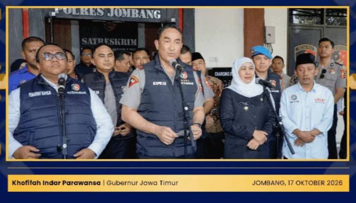 Khofifah dan Kapolri Resmikan Desk Ketenagakerjaan Polri di Jombang